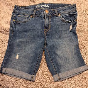 Aeropostale Bermuda Denim Shorts
